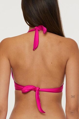 Trina Turk Women's Bloom Reversible Bikini Top, Floral Print, Adjustable, Tie Back, Swimwear Separates in Saudi Arabia
