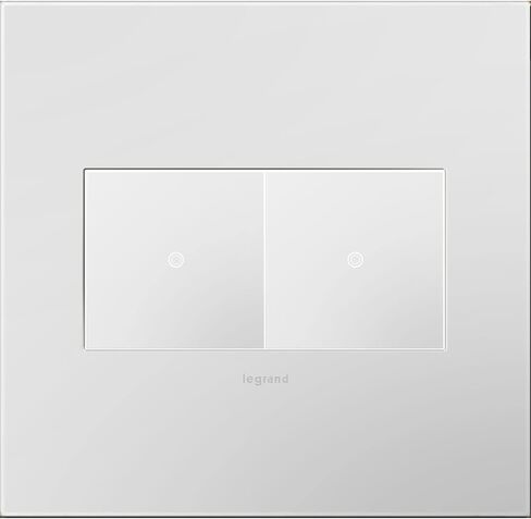 Legrand adorne 2 Gang Wall Plate 4 Pack Glossy White / AWP2GWH4-4PK in Kuwait