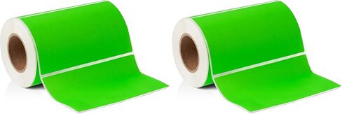250pcs Neon Green Rectangle Sticker Label Roll, 3x5 Labels for Inventory, Color Code Labels, Organization Stickers, 250/roll in Saudi Arabia