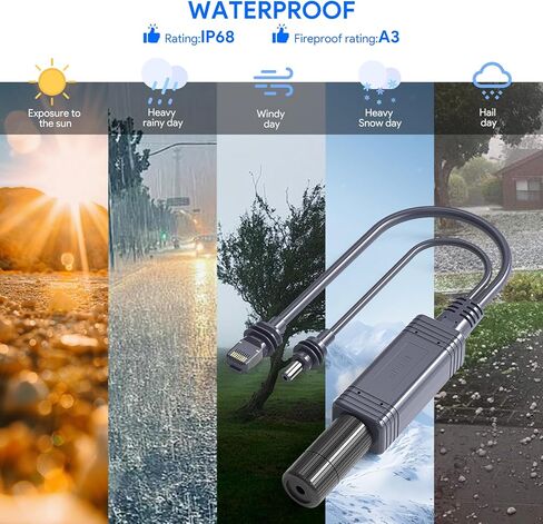 XLTTYWL Starlink Mini 12V Adapter Kit, 150W 3 in 1 GigE Passive & ESD Protection Mini Starlink 12v with USB & Type-C Power Output and DC Step UP Converter DC 9-36V/200W for Starlink Mini Dishy in Kuwait