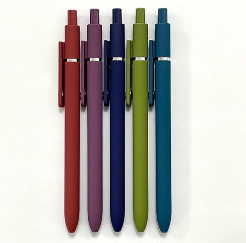 sencoo 5 pack Blue Gel Pens and Refills 0.5mm Fine Point Quick Drying Ink Smooth Writing Retractable Pens Student Pens (style1) in Saudi Arabia