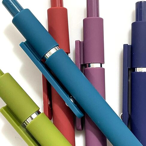 sencoo 5 pack Blue Gel Pens and Refills 0.5mm Fine Point Quick Drying Ink Smooth Writing Retractable Pens Student Pens (style1) in Saudi Arabia