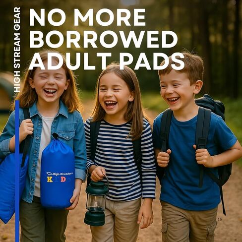 وسادة نوم للأطفال للتخييم والنوم مع وسادة ، مرتبة تخييم قابلة للنفخ لحقائب الظهر والسفر ، حصيرة سميد سميك ، وسادات النوم للتخييم السريعة للأطفال in Kuwait