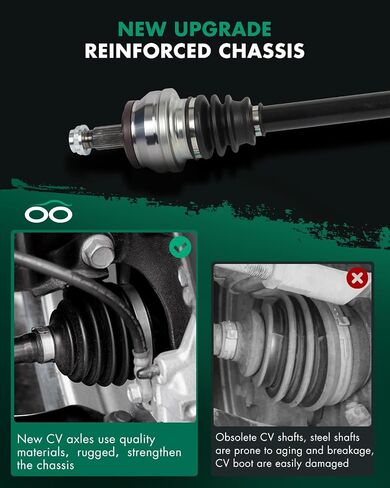 Scitoo الخلفية الخلفية اليسار واليمين مجموعة محور محور CV 2012-2015 لـ Mercedes-Benz C250 1.8L ، 2008-2011 لـ Mercedes-Benz C300 3.0L ، 2015-2017 لـ Mercedes-Benz E400 3.0L NCV48079،20435018101810 in Kuwait