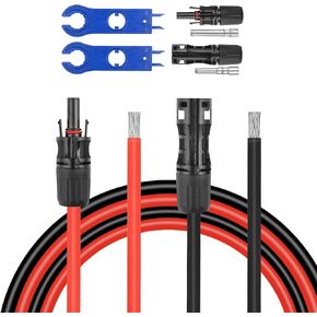 10 أقدام 10AWG كابل تمديد لوحة الطاقة الشمسية ، سلك امتداد 10 أقدام ، 5 أقدام و 10 أقدام و 30 قدمًا 30ft 50ft 50ft in Kuwait