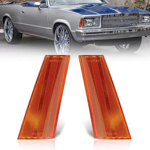 علامة الجانب الأمامي ضوء متوافق مع 1978-1979 GMC Caballero ، 1978-1979 Chevro-let Malibu/El Camino ، [DOT] in Kuwait
