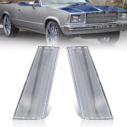 علامة الجانب الأمامي ضوء متوافق مع 1978-1979 GMC Caballero ، 1978-1979 Chevro-let Malibu/El Camino ، [DOT] in Kuwait