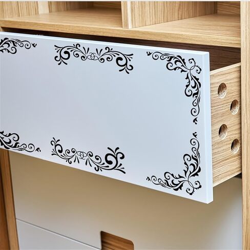 pligreat 3 أوراق فرك الطيور الزهرية على النقل للحرف اليدوية ، 6 "× 12" أجهزة نقل الأثاث من الصحيفة in Kuwait