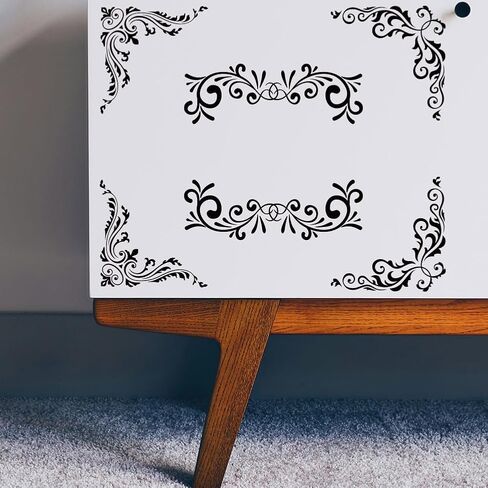 pligreat 3 أوراق فرك الطيور الزهرية على النقل للحرف اليدوية ، 6 "× 12" أجهزة نقل الأثاث من الصحيفة in Kuwait