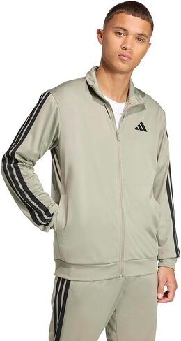 Adidas Men 3 Stripes Tricot Track Top ، Blue Dark in Saudi Arabia