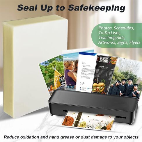 5 Mil Thermal Laminating Sheets 30 Packs, 9" x 11.5" Clear Laminating Pouches Holds 8.5 x 11 Inch Sheet Lamination Plastic Paper for Laminator, School Office Supplies Laminate in Kuwait