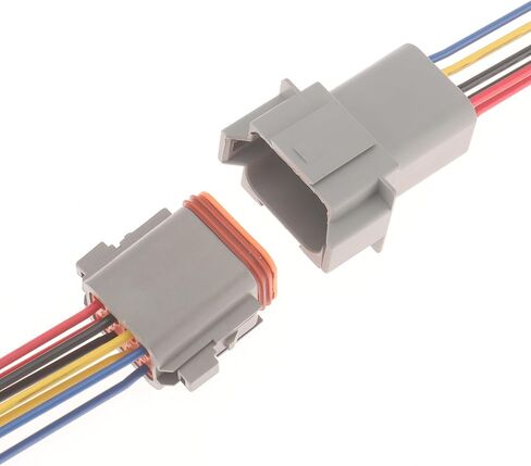 DIANN 3 Sets 4 Pin DT Connectors Waterproof Kit 4 Pin Connectors Male and Female Wire 16 AWG Waterproof Male Female Plug Socket Quick Disconnect for Car Truck Boat in Saudi Arabia