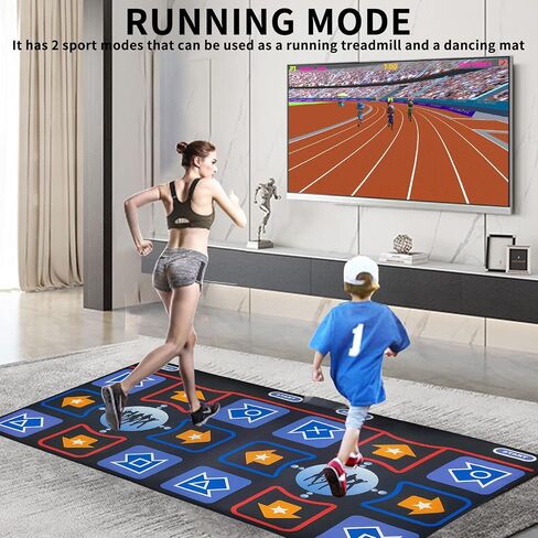 Dance Mat for Adults and Kids - Wireless Dance Pad Game for TV, Fun Kids Dancing Exercise Game,Plug and Play,Birthday Ideas for Girls and Boys,Red in Saudi Arabia