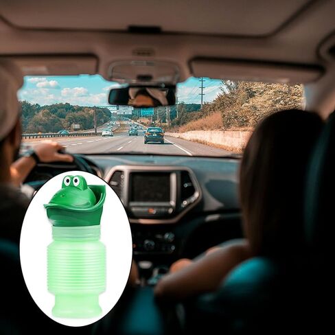 بطولات محمولة قابلة للتعديل ، 750mLcollapsable Pee Pee Stingles Usisex 2PCs ، مراحيض طوارئ محمولة للرجال والنساء ، للاختزال والتخييم في السفر ، الأزرق in Kuwait