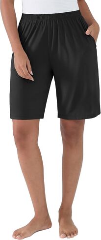Joyaria Women Bamboo Viscose Bermuda Pajama shorts ، Super Super Booding Treatable Lene Sleep Shorts with Pocket S-XXL in Saudi Arabia