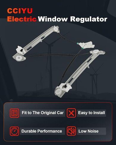 CCIYU Power Window منظم مع استبدال المحرك للفترة 2001-2004 لجيب Grand لـ Cherokee الخلفي جانب الركاب الأيمن in Kuwait