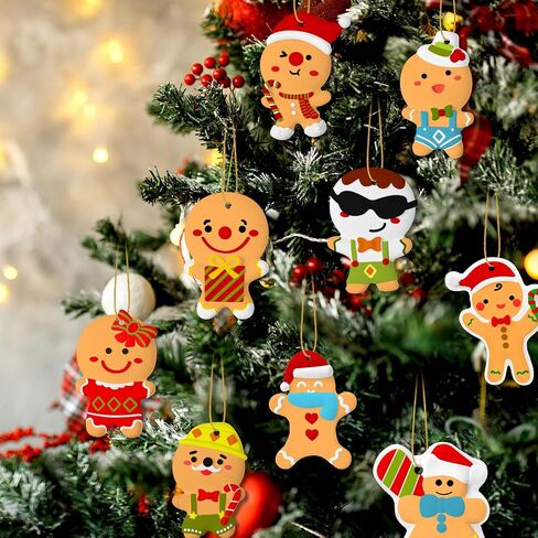 Syhood 36 Set Ugly Sweater Ceramic Painting Kit Paint Your Own Ugly Sweater Plaster Holiday Crafts Ornaments with Christmas Greeting Cards Xmas Gifts Exchange for Christmas Party Decor in Saudi Arabia