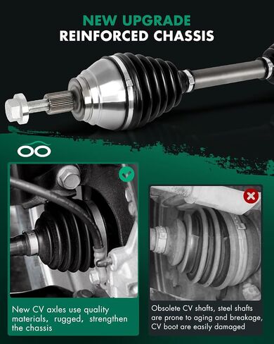 Scitoo الأمامية الأمامية اليسار جانب محور CV مجموعة عمود محور FIT 2006-2008 لـ Hyundai Sonata 2.4L 66-3489 in Saudi Arabia