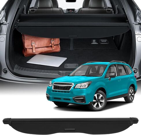 SCITOO Cargo Cover 2009-2013 for Subaru Forester 2.5L Upgraded Retractable Rear Trunk Cover with Aluminum PVC&Plastic in Kuwait