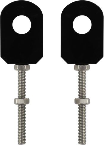 Motorcycle 2pcs 12mm Chain Adjuster Tensioner Swingarm Spool Tensioner Tension Adjuster CNC Universal for CRF110 CRF 110F 2013-2025 Dirt Pit Bike Red in Saudi Arabia