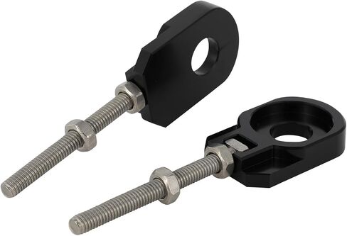 Motorcycle 2pcs 12mm Chain Adjuster Tensioner Swingarm Spool Tensioner Tension Adjuster CNC Universal for CRF110 CRF 110F 2013-2025 Dirt Pit Bike Red in Saudi Arabia