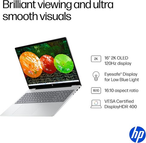 HP Envy 17.3 Touchscreen Labtop Windows 11 Office 365 - Intel Core Ultra 7 155H - Backlit Keyboard - Business Laptop 2024-64GB RAM - 2TB PCIE SSD - Computadora portátil - 17.3 شاشة كبيرة in Saudi Arabia