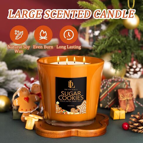 Citronella Candles Outdoor, Citronella Scented Candle, Natural Soy Wax Candle for Summer Outside Garden Camping Patio Picnic, 7oz in Kuwait