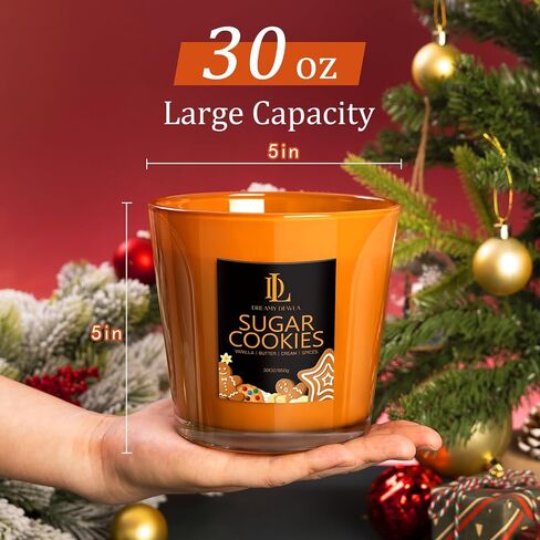 Citronella Candles Outdoor, Citronella Scented Candle, Natural Soy Wax Candle for Summer Outside Garden Camping Patio Picnic, 7oz in Kuwait