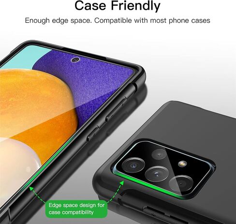 JETech Screen Protector for Samsung Galaxy A13 / A13 5G with Camera Lens Protector, Tempered Glass Film, HD Clear, 2-Pack Each in Saudi Arabia