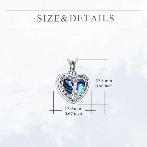 KZX Urn Necklace Ashes Pendant Sterling Silver Guitar Cremation Jewelry USA Flag Ashes Memorial Locket Jewelry Gifts for Women Dog Lovers (Black) in Saudi Arabia