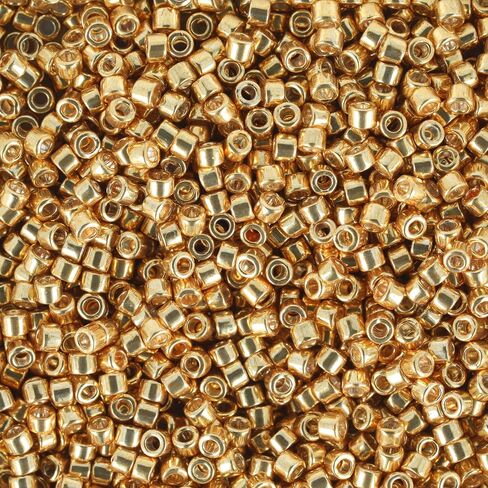 Miyuki DB-031 Delica Seed Beads 11/0 24K Gold Plated in Saudi Arabia