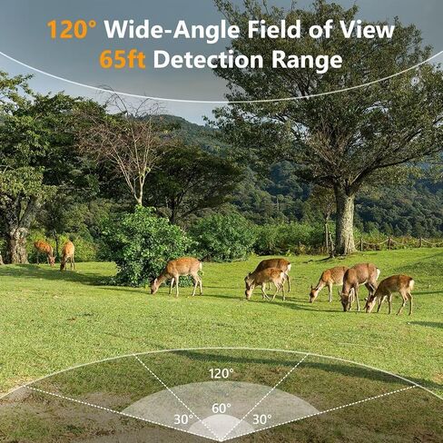 4K 48MP Cameras Trail Cameras مع رؤية ليلية ، وكاميرات ألعاب عالية الدقة مع رؤية ليلية مقاومة للماء IP66 ، وكاميرات درب بزاوية 140 درجة ، وبطاقة 64 جيجابايت و 8 Batterries in Saudi Arabia