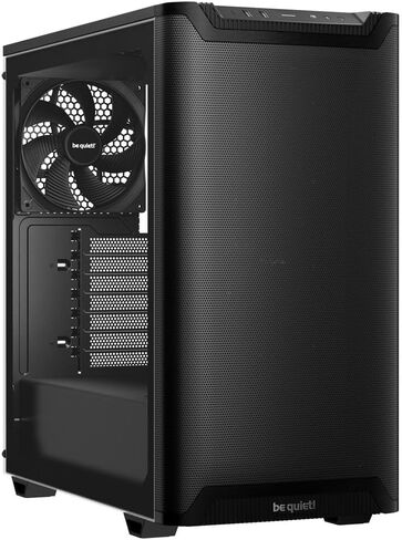 be quiet! Pure Base 501 Black PC case | 2 Preinstalled Quiet Fans | Mid Case | USB 3.2 Gen | Airflow | BGW74 in Kuwait