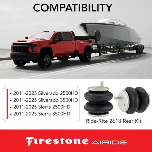 Firestone 2613 Ride-Rite Rear Kit for Chevrolet Silverado 2500/3500, GMC Sierra 2500/3500 (2011-2021) in Saudi Arabia