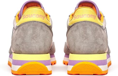 حذاء Saucony Jazz Triple للنساء، رمادي/خوخي، 8.5 in Saudi Arabia