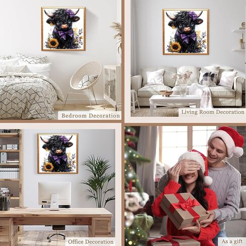 MAXBYE Diamonds Painting Kits for Adults, Cute Dog and Its Partner Diamond Art Kit for Beginners, DIY Animal Dog Round Full Diamond Gems Create Wall Art Decorations and Gifts 12x12 inch in Saudi Arabia