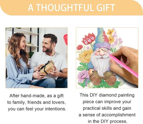 JISHSHAY Diamond Painting Tabletop Decoration 5D DIY Moon Star Diamond Art Desk Ornament Mandala Special Shaped Crystal Acrylic Desktop Ornament Diamond Art Kits for Adults Home Decor in Saudi Arabia