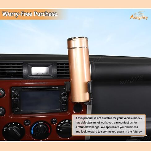 Car Phone Mount Fit Toyot@a FJ Cruiser 2007-2021 Car Center Console Air Outlet Cell Phone Holder Mount Dash Clip Dash Panel Cell Phone Holder Handsfree Air Vent Phone Stand for All Mobile Phones in Saudi Arabia