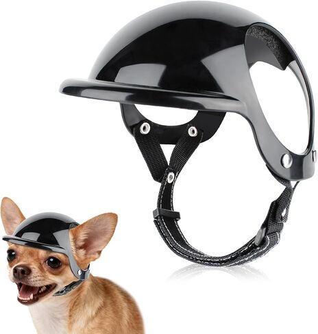 Small Dog Helmet with Ear Holes - Adjustable, Lightweight, Sturdy Pink Pet Helmet for Outdoor Activities in Saudi Arabia
