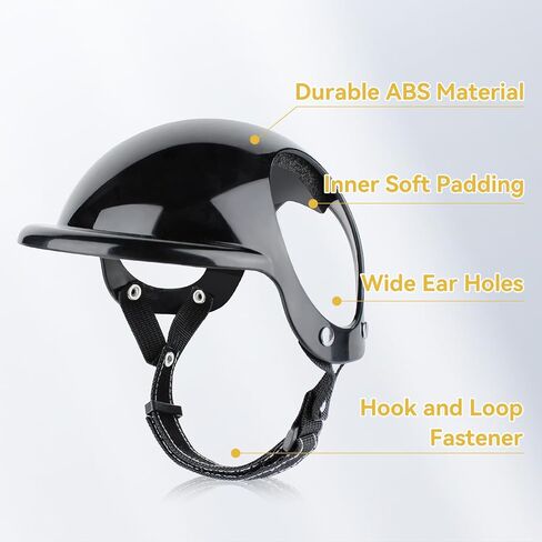 Small Dog Helmet with Ear Holes - Adjustable, Lightweight, Sturdy Pink Pet Helmet for Outdoor Activities in Saudi Arabia