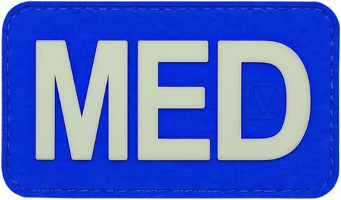 MED Medical 'Super-Lumen' Glow-in-The-Dark Patch (Red) in Kuwait