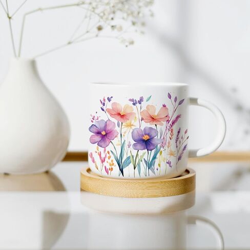 Globleland 18pcs Lavender Rust on Transfer 3.9x3.6inch contlulflulflull butterfly woman coffee bird book home flowers cup transfor in Saudi Arabia