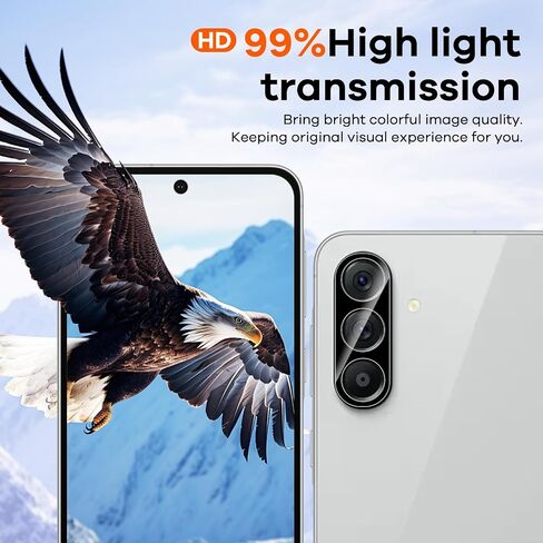 4+4 Pack Screen Protector & Phone Lens Camera Protector forSamsung Galaxy A35 5G, 9H Tempered Glass Cell Phone Protector, Anti-Fingerprint Phone Camera Case in Saudi Arabia