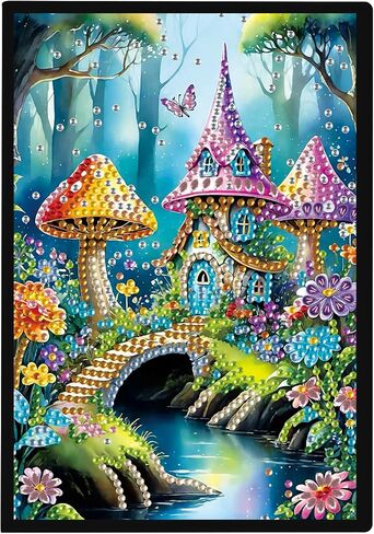 JISHSHAY Diamond Art Notebook Journal Diamond Painting Note Book Gem Art Sketchbook Gem Painting Blank Notebook Mosaic Kits for Adults Diary with Special Shape 14.5×21cm/5.7×8.26in Sea Turtle in Saudi Arabia