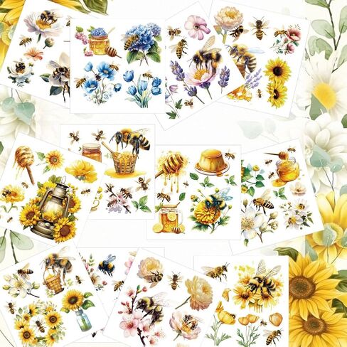 12 Sheets Vintage Floral Rub on Transfer for Window Flower Clock Bird Rub on Transfer Memories of Paris Furniture Stickers Decal for DIY Scrapbook Wood Glass Home Decor 5.5 x 5.5 Inch in Saudi Arabia