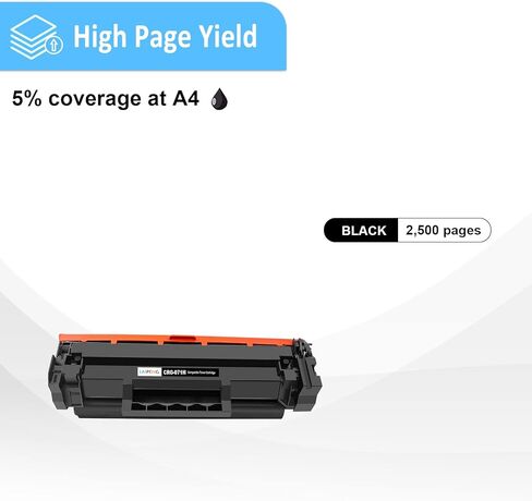 Compatible 047 Toner Cartridge Replacement for Canon 047 CRG-047 CRG047 for ImageCLASS LBP113W MF113W MF110/LBP110 Series, i-SENSYS LBP113W MF113W MF110/LBP110 Series Printer ( Black,1-Pack ) in Kuwait
