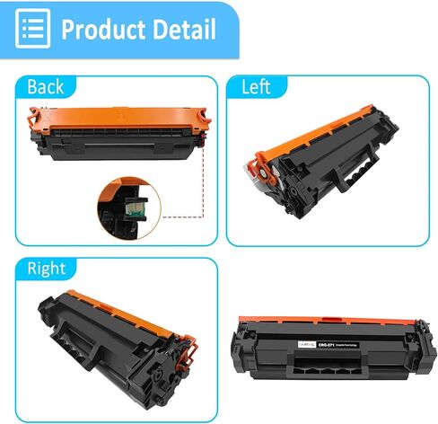 Compatible 047 Toner Cartridge Replacement for Canon 047 CRG-047 CRG047 for ImageCLASS LBP113W MF113W MF110/LBP110 Series, i-SENSYS LBP113W MF113W MF110/LBP110 Series Printer ( Black,1-Pack ) in Kuwait