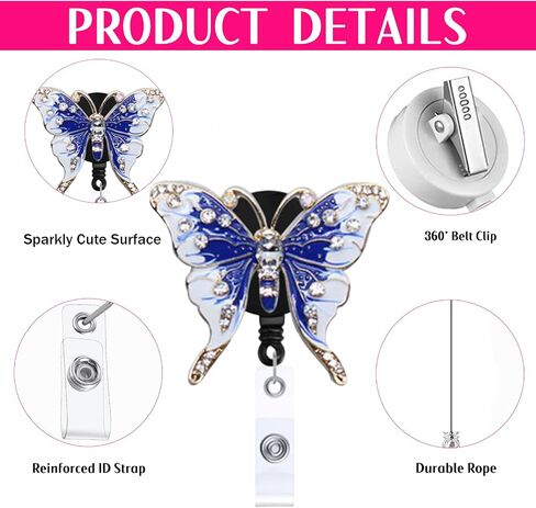 Green Turtle Badge Reel Rhinestone Glitter Diamond Cute Retractable Badge ID Holders Medical Worker Accessories for Work in Saudi Arabia