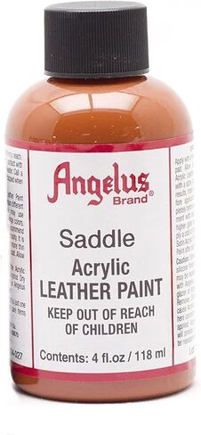 Angelus Acrylic Leather Paint, 4 Fl Oz (Pack of 1), Saddle in Saudi Arabia