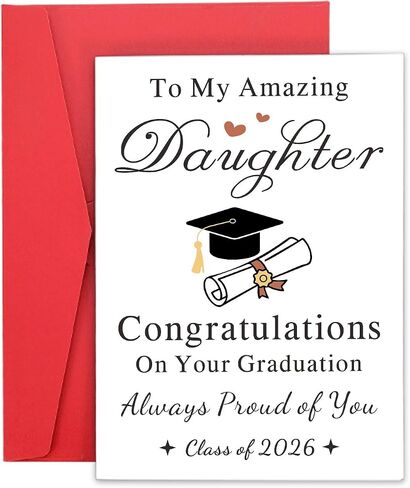FOOZDEEVAAQ Graduation Card for Men - Class of 2025 Gifts - Bulk Senior 2025 Gifts - High School & College Graduation Cards for Him in Saudi Arabia